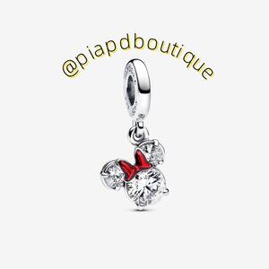 Pandora Disney Minnie Mouse Silhouette Dangle Charm